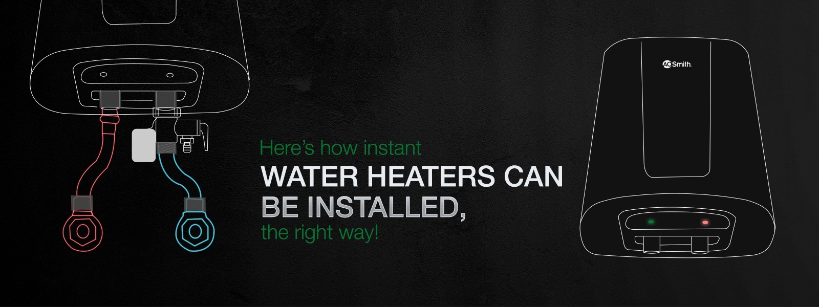 Here’s how instant water heaters can be installed, the right way!